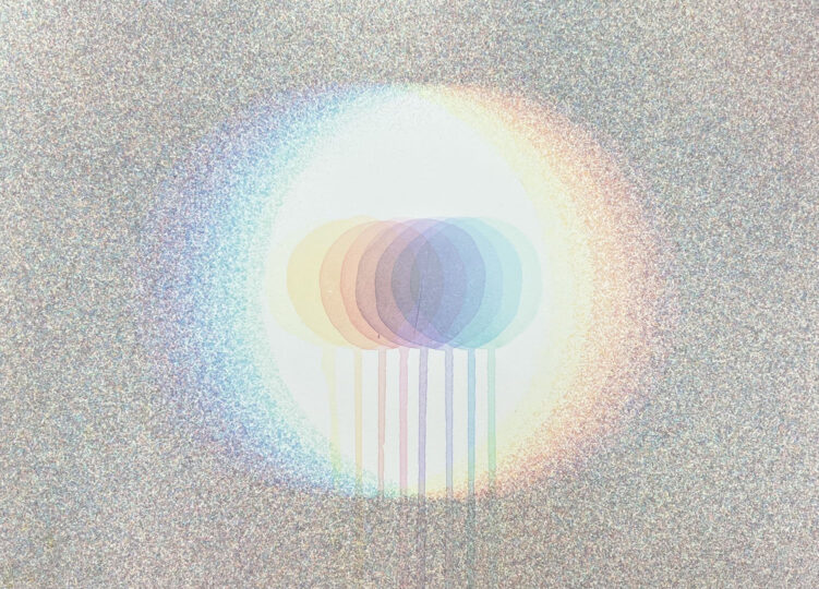 AURA, 2021, watercolour on paper, 33 x 45 cm, private collection