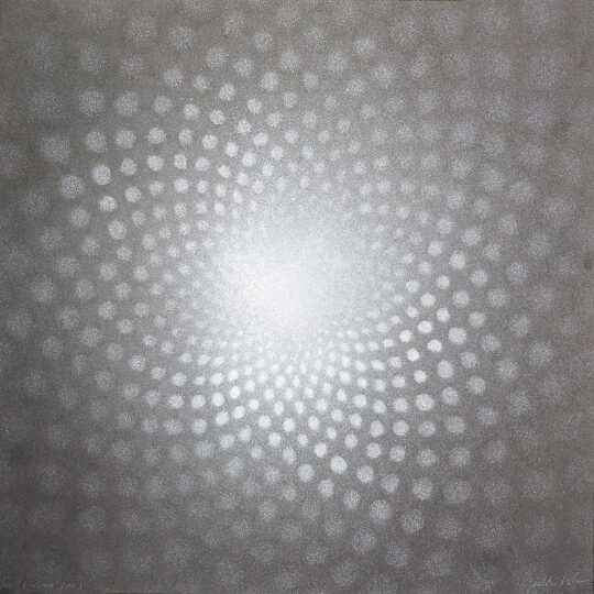 1 REMIX, 2003, spray on poster (edition of 40), 30 x 30 cm