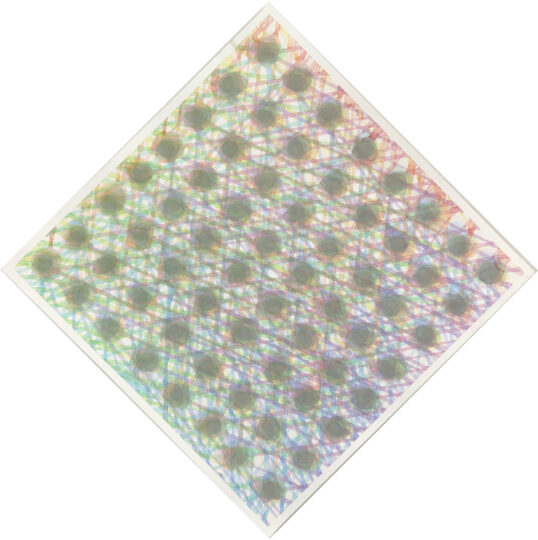 8 X 8, 2006, watercolour on paper, 54 x 54 cm, Kaleva collection