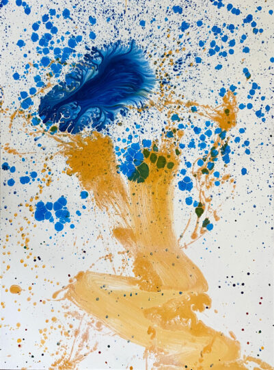 ANDROMEDA, 2020, gloss on board, 183 x 135 cm, private collection
