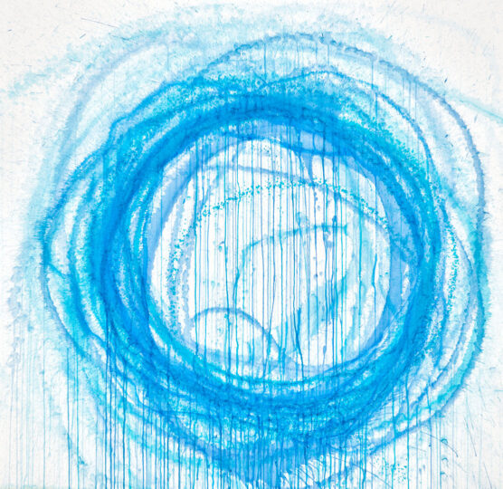 AQUA, 2015, watercolour on paper, 150 x 150 cm, private collection