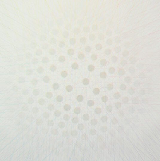BALL (LIGHT), 2012, watercolour on paper, 150 x 150 cm, Scope collection