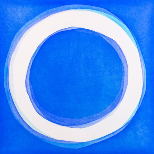 BLUE, 2016, aquatint (edition of 5), 40 x 40 cm