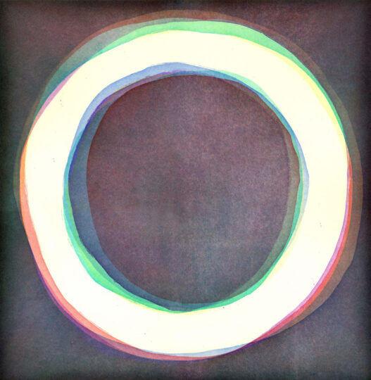 CIRCLE, 2008, aquatint (edition of 40), 40 x 40 cm