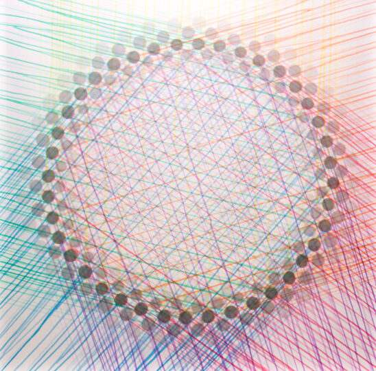 CIRCLE, 2010, watercolour on paper, 120 x 120 cm, private collection