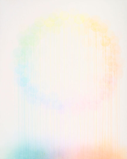 CIRCLE IN GROUND, 2015, watercolour on paper, 110 x 85 cm, Espoo Hospital