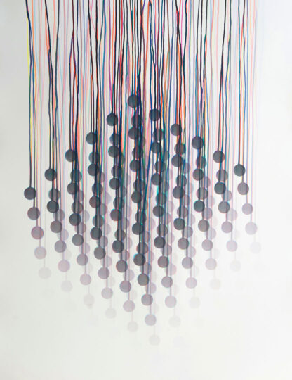 COMBUSTING CUBE, 2010, watercolour on paper, 150 x 120 cm, private collection