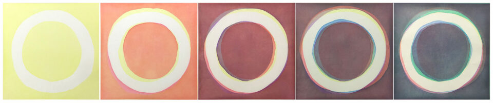 CREATION OF A CIRCLE, 2016, aquatint (edition of 3), 52 x 212 cm