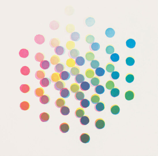 CUBE, 2008, aquatint (edition of 40), 40 x 40 cm