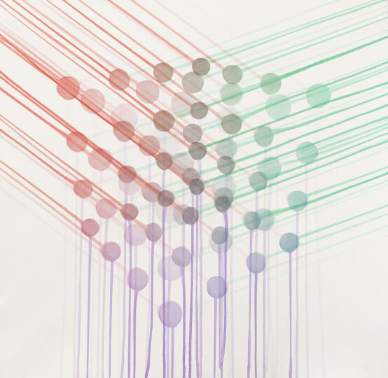 CUBE OGV, 2010, watercolour on paper, 70 x 70 cm, private collection