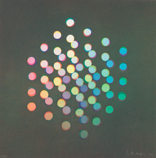 CUBE (ANTI), 2009, aquatint (edition of 40), 40 x 40 cm