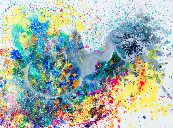 DRACO, 2020, gloss on board, 135 x 183 cm