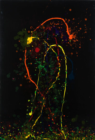 FALLEN, 2020, gloss on board, 135 x 183 cm