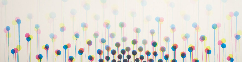 FOCUS, 2012, watercolour on paper, 70 x 280 cm, private collection