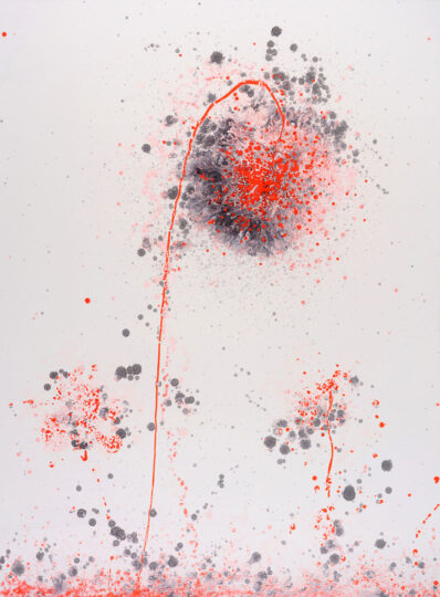 FOREST STRAWBERRY, 2020, gloss on board, 183 x 135 cm, private collection