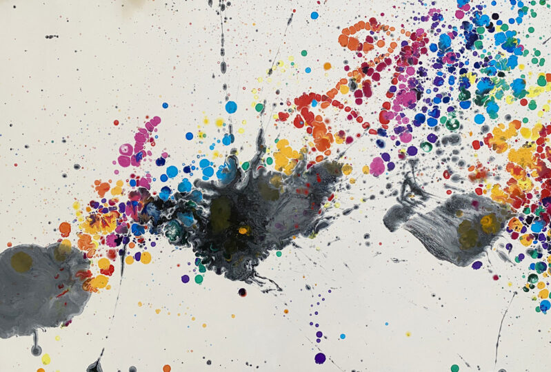 FORNAX, 2020, gloss on board, 91 x 135 cm