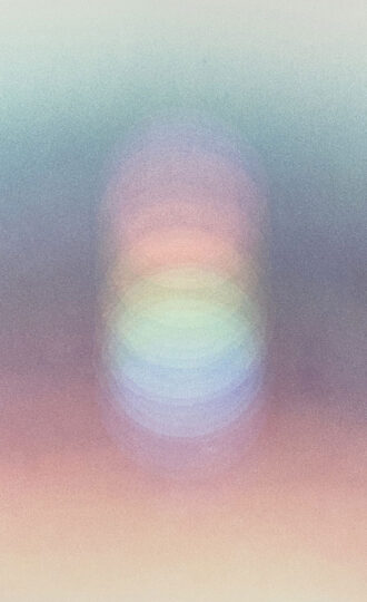 HALO, 2020, watercolour on paper, 130 x 80 cm