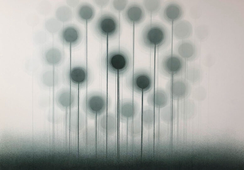 INARI, 2018, watercolour on paper, 80 x 145 cm, private collection
