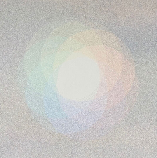 IRIS, 2020, watercolour on paper, 70 x 70 cm, private collection