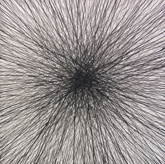 LAST DRIP, 2011, ink on paper, 150 x 150 cm, private collection