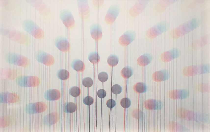 LIGHT AND SHADOW, 2017, watercolour on paper, 90 x 145 cm, private collection