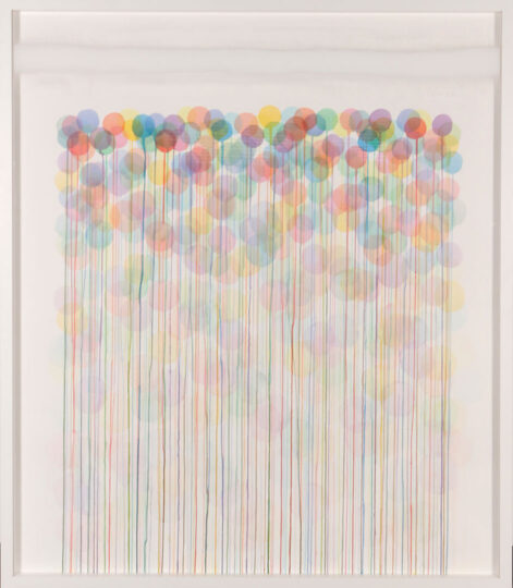 LINE, 2014, mixed media, 130 x 110 cm, private collection
