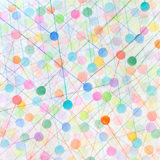 MASS, 2015, watercolour on paper, 145 x 145 cm, private collection