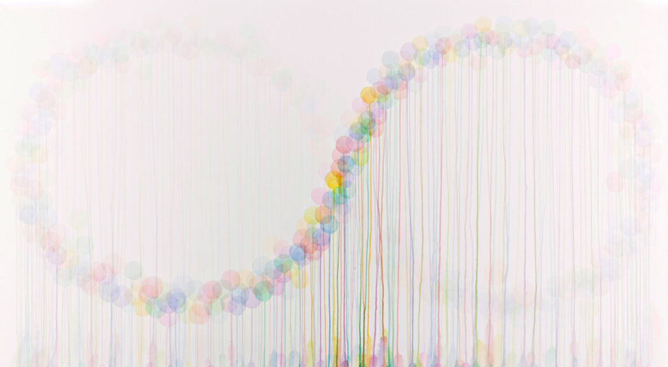 MATERIA, 2016, watercolour on paper, 150 x 240 cm, Espoo Hospital