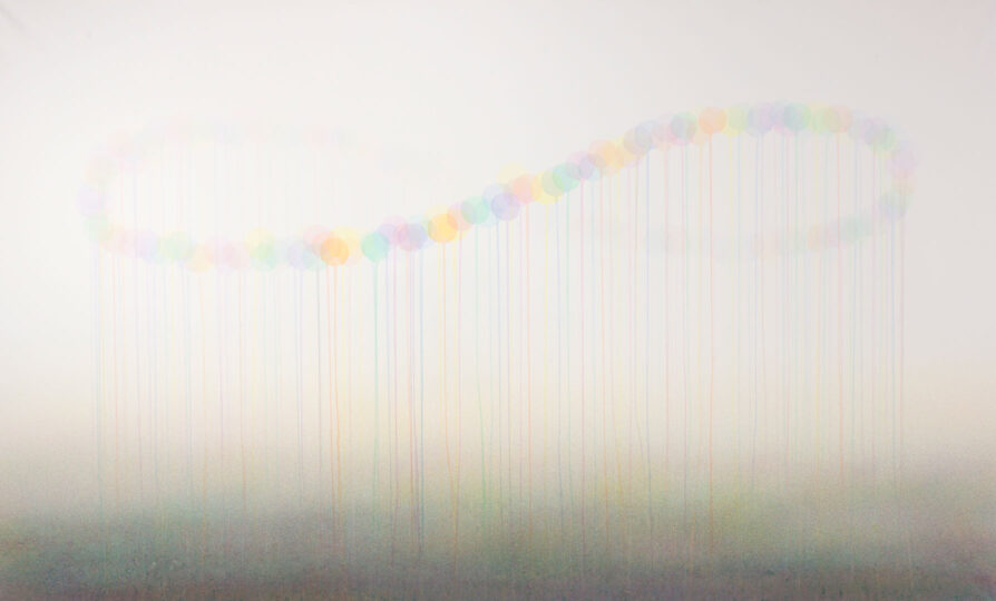 MATTER ETERNAL, 2019, watercolour on paper, 140 x 220 cm, private collection