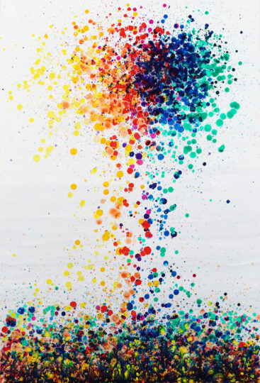 MUSHROOM, 2020, gloss on board, 135 x 91 cm, private collection