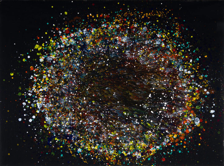 NEBULA, 2020, gloss on board, 135 x 183 cm