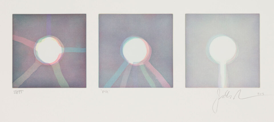 PISTE, 2013, aquatint (edition of 20), 31 x 75 cm