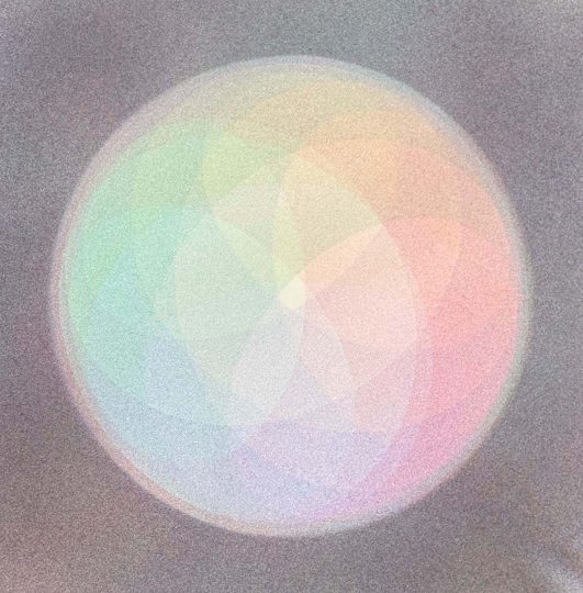 POLARIS, 2025, watercolour on paper, 92 x 92 cm, available