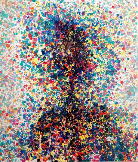 PORTRAIT OF A YOUNG MAN, 2021, gloss on board, 151 x 130 cm