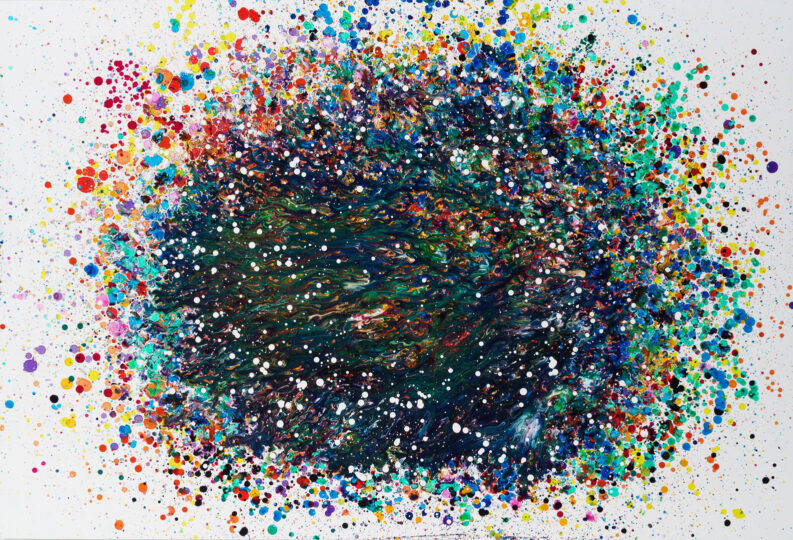 SECRET, 2020, gloss on board, 135 x 183 cm