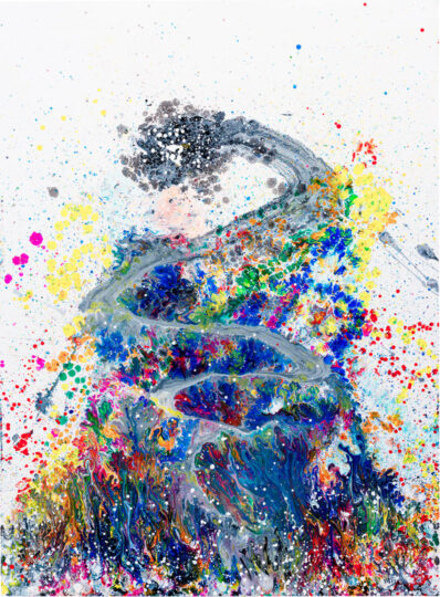 SERPENS, 2020, gloss on board, 183 x 135 cm