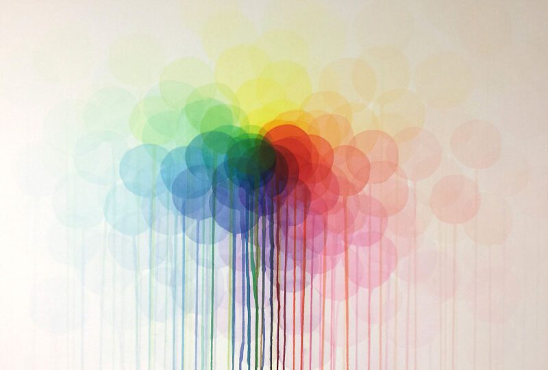 SPECTRE, 2017, watercolour on paper, 40 x 70 cm, private collection