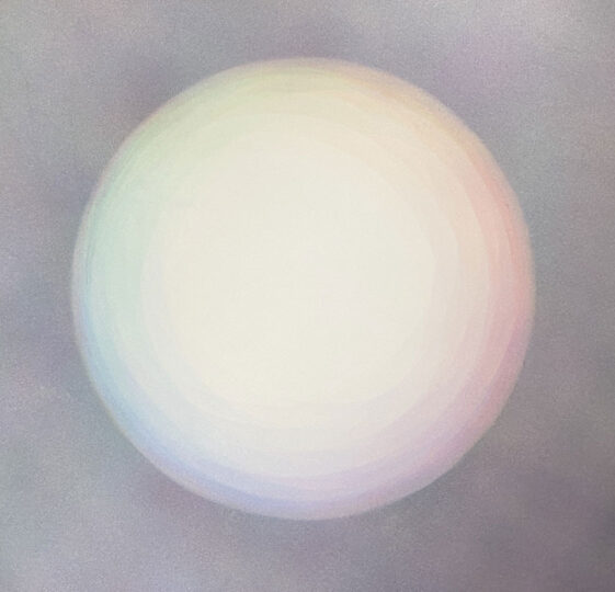 SPHERE, 2020, watercolour on paper, 140 x 140 cm, private collection