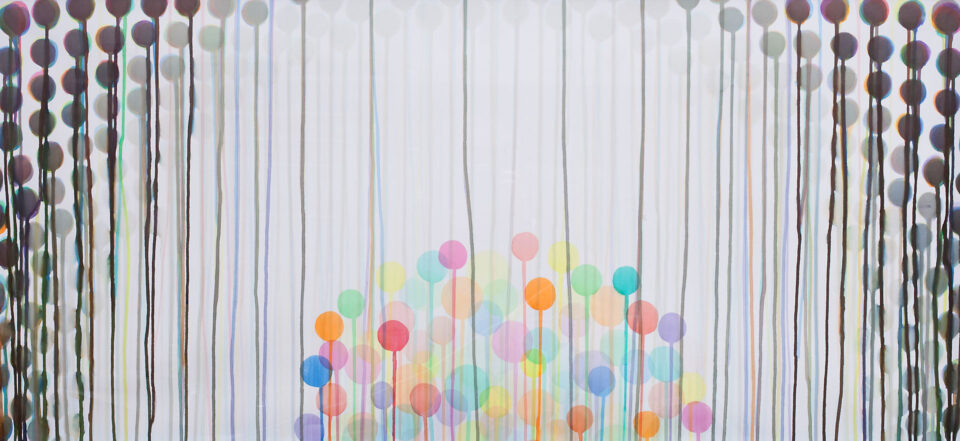 SPRING, 2010, watercolour on paper, 78 x 145 cm, Aine Art Museum
