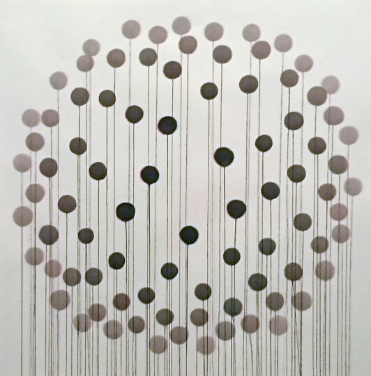 STILL LIFE (BALL), 2014, watercolour on paper, 145 x 145 cm