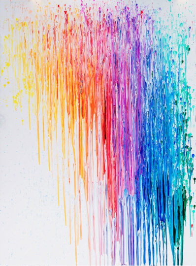 VEIL, 2020, gloss on board, 183 x 135 cm