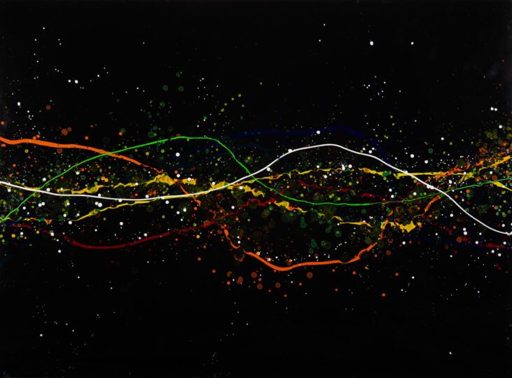 WAVE, 2020, gloss on board, 135 x 183 cm