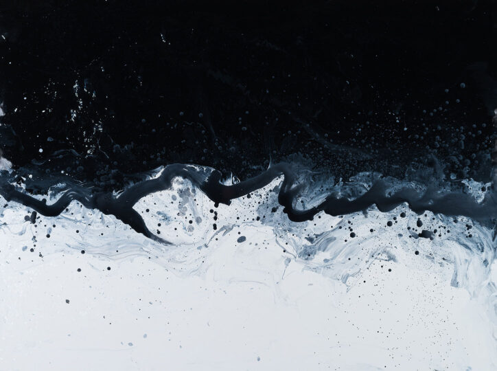 WINTER LANDSCAPE, 2014, gloss on board, 135 x 183 cm, private collection