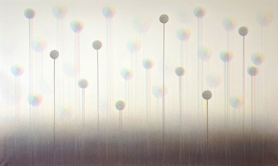 LANDSCAPE, 2022, watercolour on paper, 145 x 230 cm, private collection
