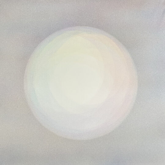 SPHERE, 2022, watercolour on paper, 145 x 145 cm