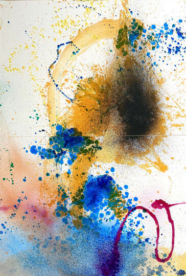 FORNAX, 2020, gloss on board, 270 x 183 cm